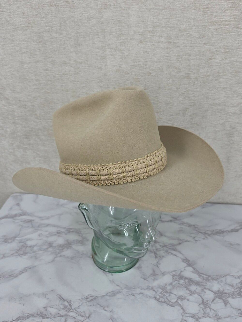 Resistol XXX Beaver Fur Felt Western  Cowboy Cowgirl Hat Cattelman Crease Crown